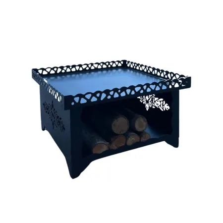 AKTÜRKLER Odunluklu Soba Altlığı Kare