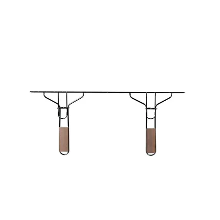 AKTÜRKLER 63x40 Krom Kaplamalı Çift Saplı Izgara