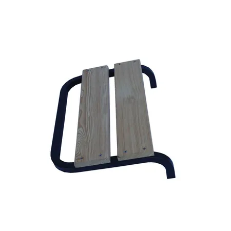AKTÜRKLER E.k.p.s 60 Cm Havalandırmalı Pervazlı Tekerli Taşınabilir Ayak Mangal Su Geçirmez Ahşap Kalın Telli