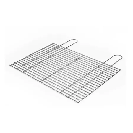 AKTÜRKLER 60x40 Çift Kulplu Krom Barbekü Tel Izgara