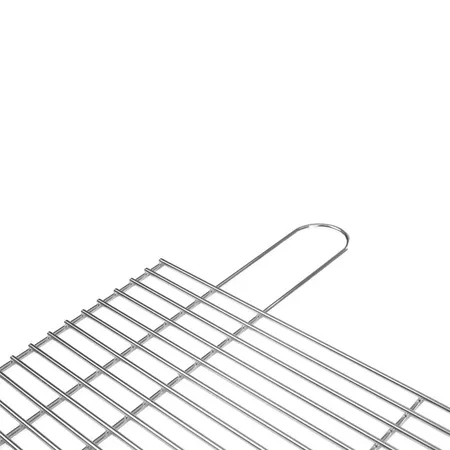 AKTÜRKLER 60x40 Çift Kulplu Krom Barbekü Tel Izgara